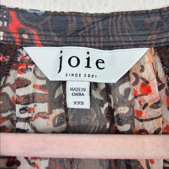 Joie Cecarina Long Sleeve Silk Top size XXS - Picture 3 of 10